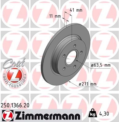 ZIMMERMANN 250.1366.20 EAN: 4250238753780.