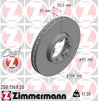 ZIMMERMANN 250.1369.20 EAN: 4250238764076.