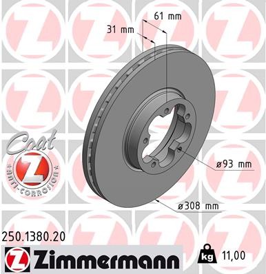ZIMMERMANN 250.1380.20 EAN: 4250238766339.