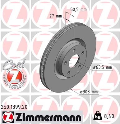 ZIMMERMANN 250.1399.20 EAN: 4250238781844.