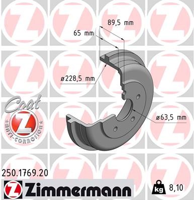 ZIMMERMANN 250.1769.20 EAN: 4250238767633.
