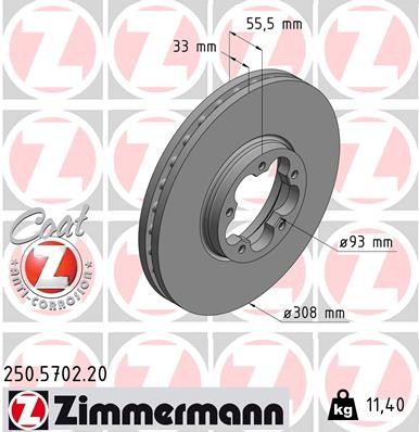 ZIMMERMANN 250.5702.20 EAN: 4250238784265.