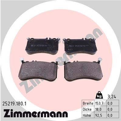 ZIMMERMANN 25219.180.1 Číslo výrobce: 25219. EAN: 4250238763291.