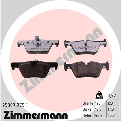ZIMMERMANN 25307.975.1 Číslo výrobce: 25307. EAN: 4250238779544.
