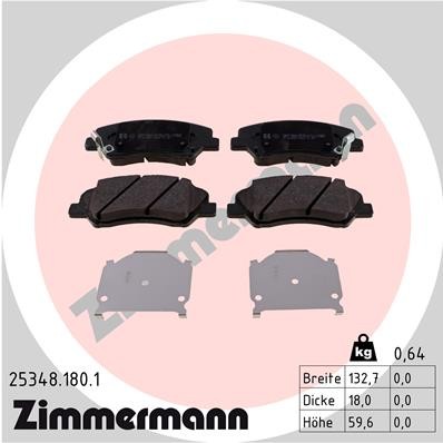 ZIMMERMANN 25348.180.1 Číslo výrobce: 22227. EAN: 4250238760191.