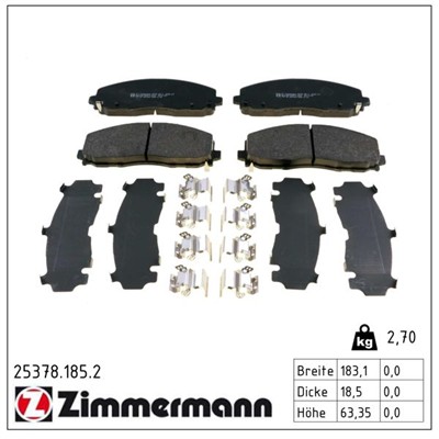 ZIMMERMANN 25378.185.2 Číslo výrobce: 25378. EAN: 4250238776222.