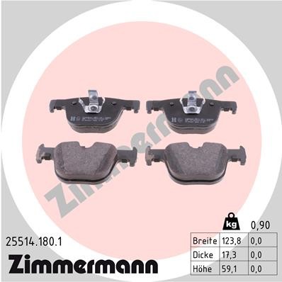 ZIMMERMANN 25514.180.1 Číslo výrobce: 25026. EAN: 4250238759164.