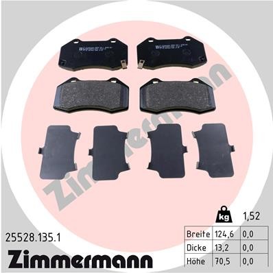 ZIMMERMANN 25528.135.1 Číslo výrobce: 25528. EAN: 4250238785088.