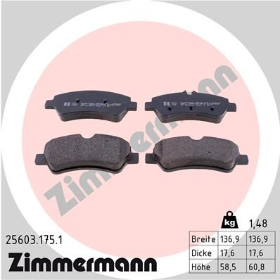ZIMMERMANN 25603.175.1 Číslo výrobce: 25603. EAN: 4250238760832.