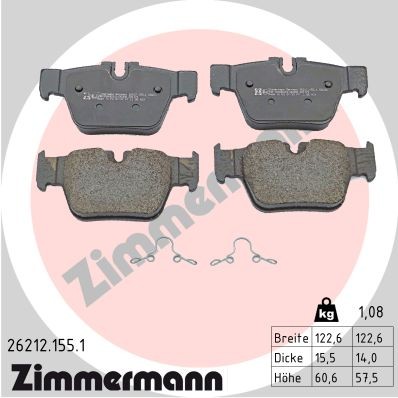 ZIMMERMANN 26212.155.1 Číslo výrobce: 26212. EAN: 4250238788379.