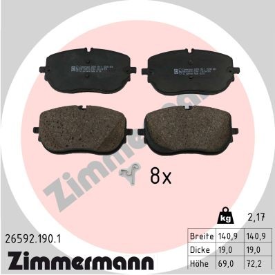 ZIMMERMANN 26592.190.1 Číslo výrobce: 26592. EAN: 4250238789758.