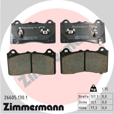 ZIMMERMANN 26605.130.1 Číslo výrobce: 26605. EAN: 4250238793069.