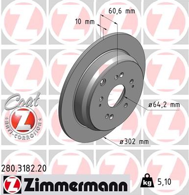 ZIMMERMANN 280.3182.20 EAN: 4250238751038.