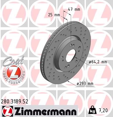 ZIMMERMANN 280.3189.52 EAN: 4250238765509.