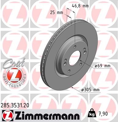 ZIMMERMANN 285.3531.20 EAN: 4250238768296.