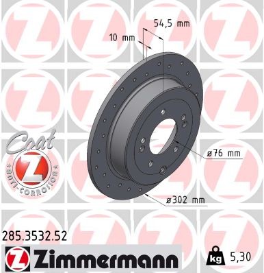 ZIMMERMANN 285.3532.52 EAN: 4250238790372.