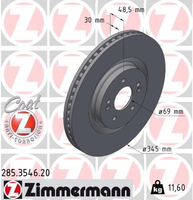 ZIMMERMANN 285.3546.20 EAN: 4250238787464.