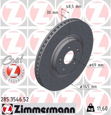 ZIMMERMANN 285.3546.52 EAN: 4250238794134.