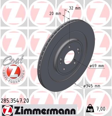 ZIMMERMANN 285.3547.20 EAN: 4250238787617.