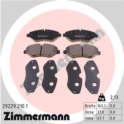 ZIMMERMANN 29229.210.1 Číslo výrobce: 29229. EAN: 4250238741398.