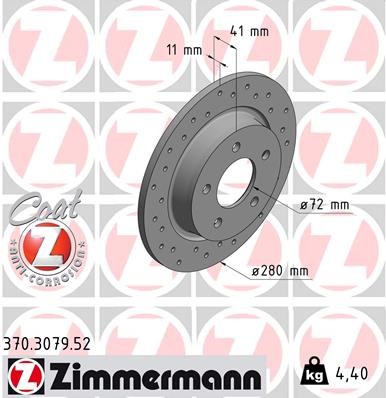 ZIMMERMANN 370.3079.52 EAN: 4250238784173.