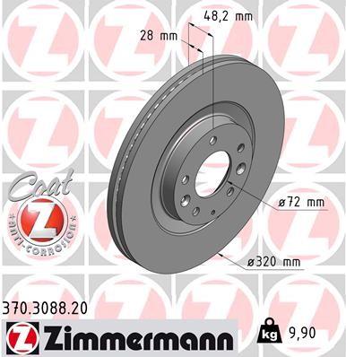 ZIMMERMANN 370.3088.20 EAN: 4250238758358.