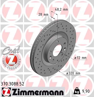 ZIMMERMANN 370.3088.52 EAN: 4250238763758.