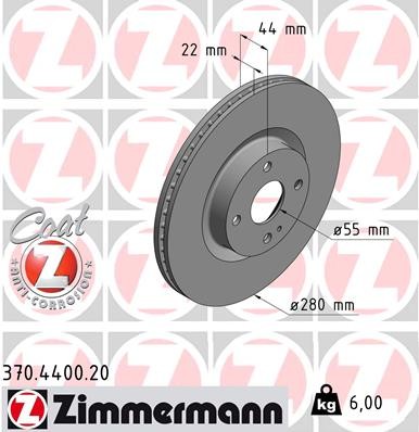 ZIMMERMANN 370.4400.20 EAN: 4250238767534.