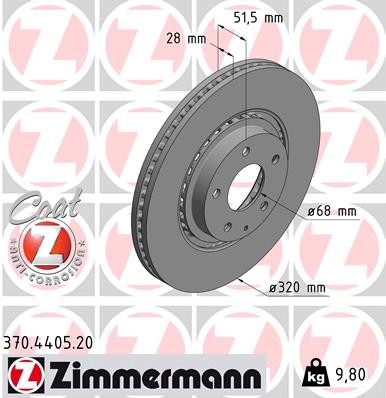 ZIMMERMANN 370.4405.20 EAN: 4250238781264.