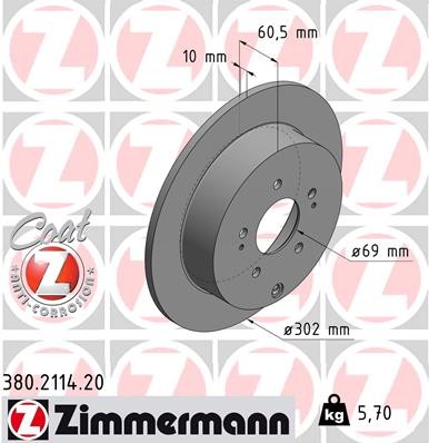 ZIMMERMANN 380.2114.20 EAN: 4250238761181.
