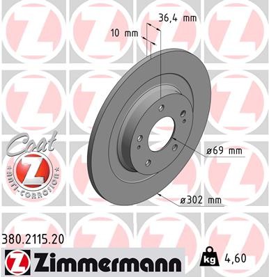 ZIMMERMANN 380.2115.20 EAN: 4250238762089.