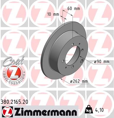 ZIMMERMANN 380.2165.20 EAN: 4250238757320.