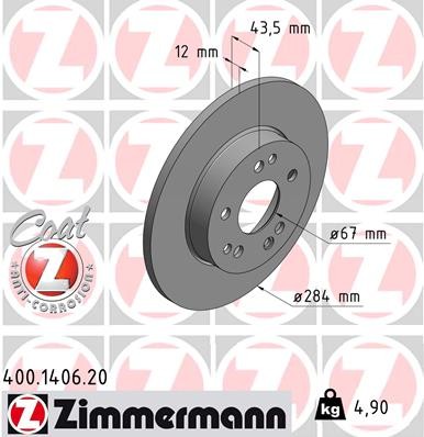 ZIMMERMANN 400.1406.20 EAN: 4250238762478.