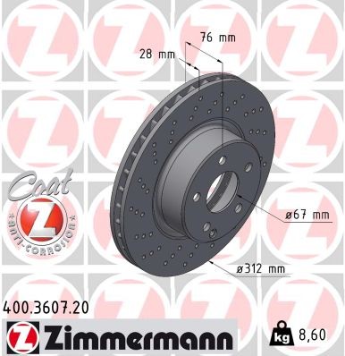ZIMMERMANN 400.3607.20 EAN: 4250238719144.