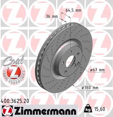 ZIMMERMANN 400.3625.20 EAN: 4250238752813.