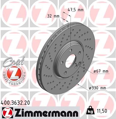 ZIMMERMANN 400.3632.20 EAN: 4250238745037.
