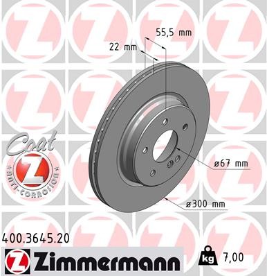 ZIMMERMANN 400.3645.20 EAN: 4250238719281.