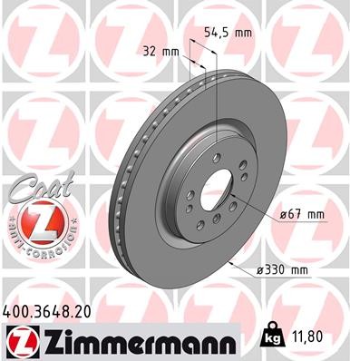 ZIMMERMANN 400.3648.20 EAN: 4250238745044.