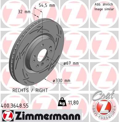 ZIMMERMANN 400.3648.55 EAN: 4250238777946.