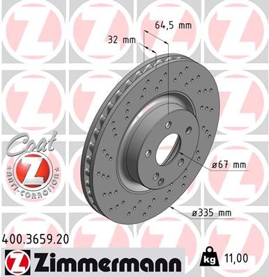 ZIMMERMANN 400.3659.20 EAN: 4250238717034.