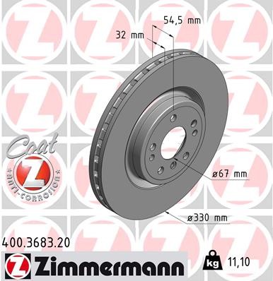ZIMMERMANN 400.3683.20 EAN: 4250238755241.