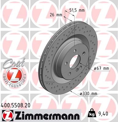 ZIMMERMANN 400.5508.20 EAN: 4250238766186.