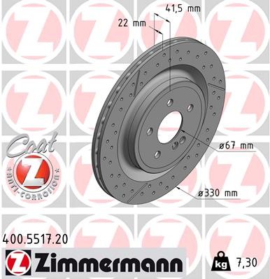 ZIMMERMANN 400.5517.20 EAN: 4250238769064.