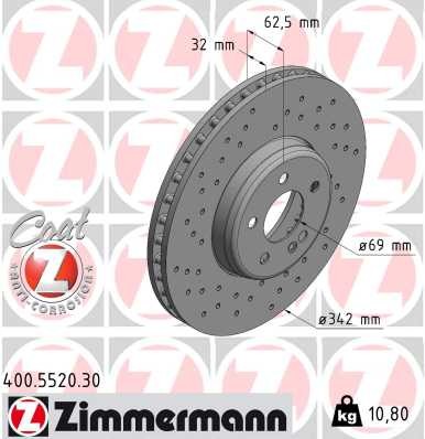 ZIMMERMANN 400.5520.30 EAN: 4250238777212.