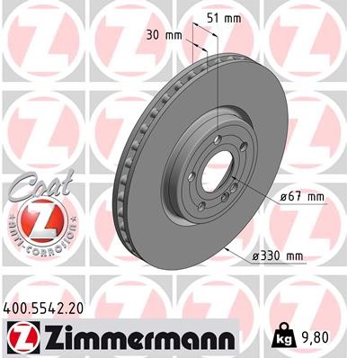 ZIMMERMANN 400.5542.20 EAN: 4250238780854.