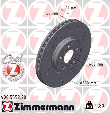 ZIMMERMANN 400.5552.20 EAN: 4250238784302.