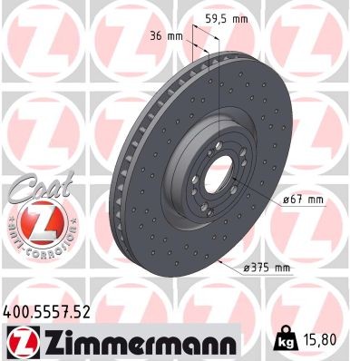 ZIMMERMANN 400.5557.52 EAN: 4250238787679.