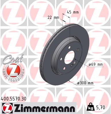 ZIMMERMANN 400.5570.30 EAN: 4250238787594.