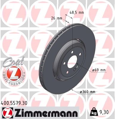 ZIMMERMANN 400.5579.30 EAN: 4250238789703.