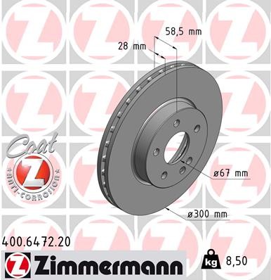 ZIMMERMANN 400.6472.20 EAN: 4250238762003.
